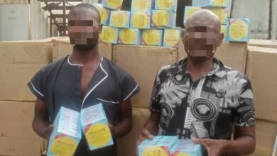 Police arrest two with 70 cartons of expired Cyproheptadine Caplets in Lagos 13 IMG 20240204 133720