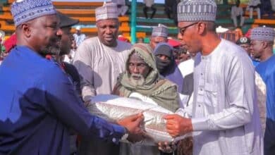 Hardship: Zulum distributes food items to 100,000 families 2 IMG 20240228 191852