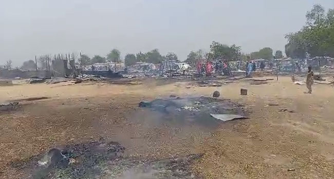 BREAKING: Two dead in Borno IDP camp fire incident 1 Borno IDP
