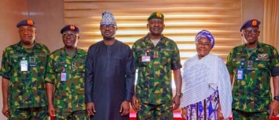Defence Chief commends Interior Minister, restates commitment to national security 1 CDS Interior minister