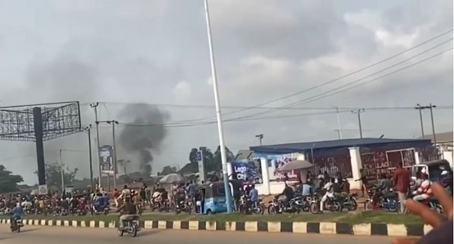 Aggrieved motorcycle operators protest death of colleagues in Delta 1 Delta