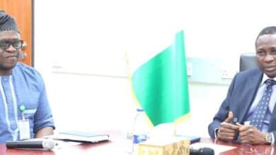 Dr Shaibu Husseini and Mr Olukorede