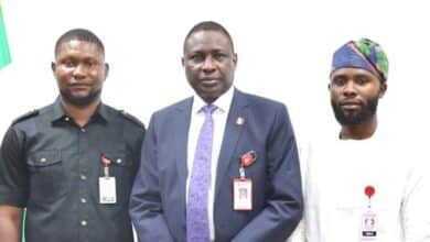 EFCC mulls rehabilitation of convicted internet fraudsters 12 Ola Olukoyede with NAUS Offucers