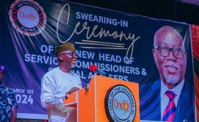 Justify your appointment, Aiyedatiwa charges new commissioners, SA, HoS 3 Gov Aiyedatiwa