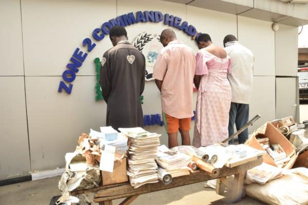 Police arrest 4 money counterfeiters in Lagos 3 IMG 20240301 WA0314 600x400 1