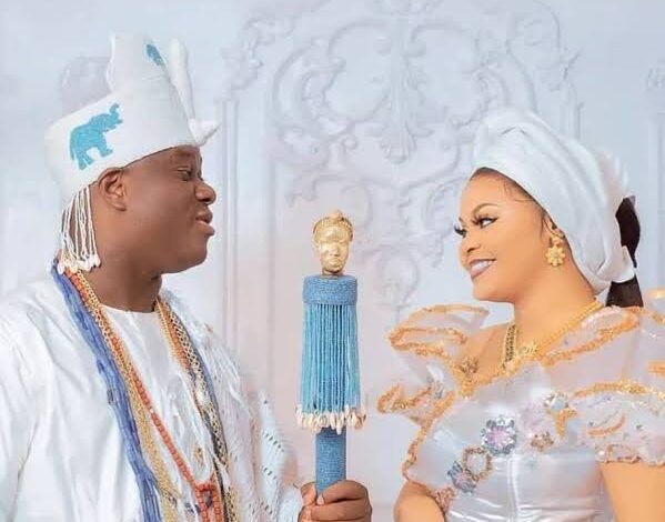 (Video): Ooni of Ife, third wife unveil names of newborn twins 1 IMG 20240324 WA0240
