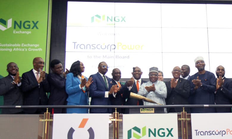 Transcorp Power lists on NGX at N1.8trn market capitalization. 1 IMG 0169c