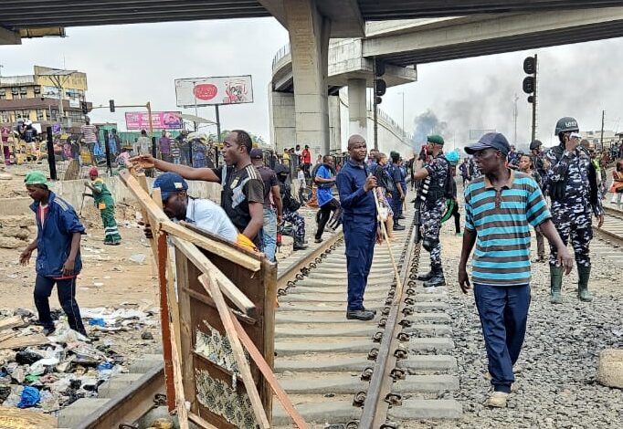 RedRail Line: Lagos taskforce raids pen cinema corridor, clears impediments 5 IMG 20240301 101805 e1709293552189