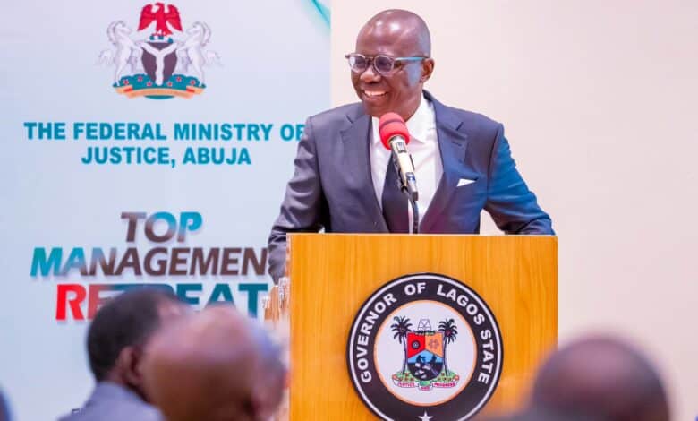 Sanwo-Olu charges federal ministry of Justice on virile justice system 5 IMG 20240307 181233