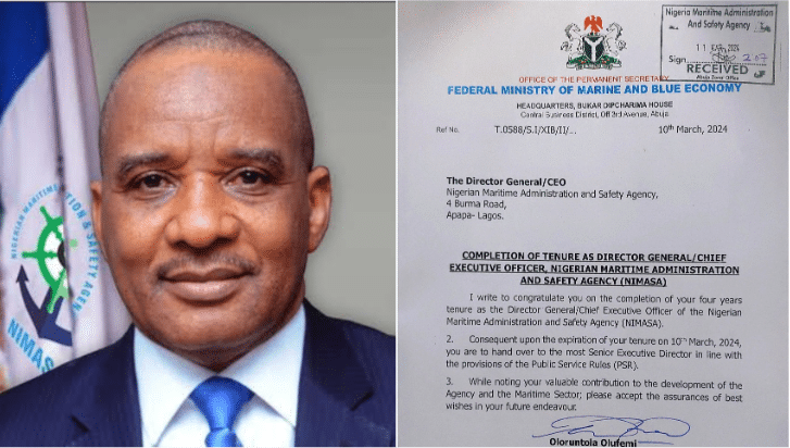 NIMASA: How Jamoh's moves to extend tenure was aborted 3 Jamohs letter