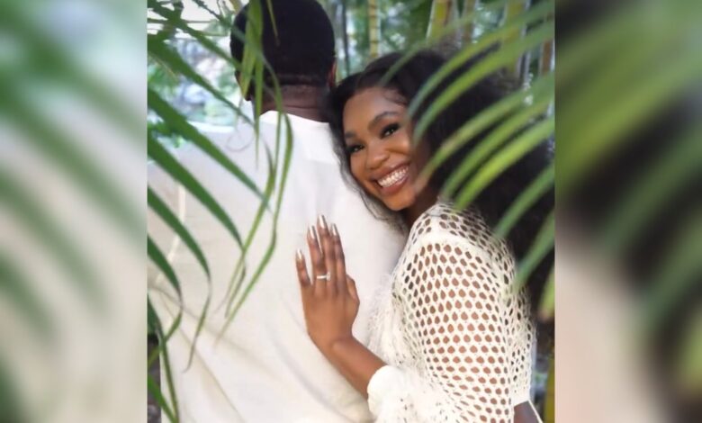 Sharon Ooja and mystery husband