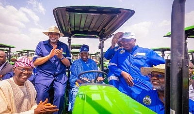 FG orders 10,000 tractors as Deutsch Bank pours €995m into 774 LGs agric hubs 1 Tinubu in Niger