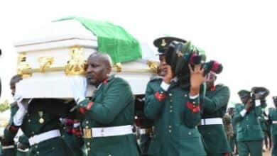 It is our duty to protect the families of our fallen heroes, by Bola Tinubu 2 burial of slain soldiers