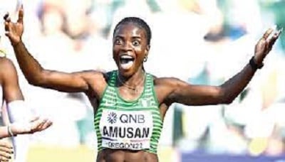 African Games: Tobi Amusan wins 100m hurdles Gold 1 god
