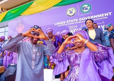 Video: Gov. Sanwo-Olu at 2024 IWD celebration 1 ops