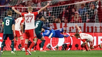 BREAKING: Arsenal exit Champions League after Bayern Munich 1-0 defeat 1 133174477 yep