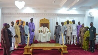 First Baptist exco visits Soun Ogbomoso, Onpetu, pray for a peaceful reign 2 First Baptist 1