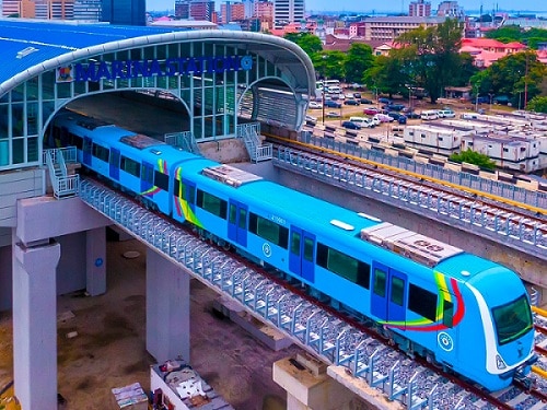 Lagos blue rail line