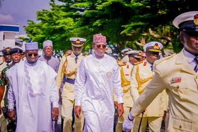 PHOTO NEWS: Matawalle attends Nigeria Navy Passing Out Parade at Onne 13 Matawalle Navy PoP 1