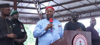 Senate president speaks to constituents