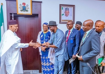 Naira will continue to appreciate against dollar, VP Shettima to LCCI delegation 1 WhatsApp Image 2024 04 20 at 5.28.26 PM