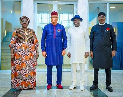 Former President Jonathan describes A'Ibom as safe haven for investment 1 WhatsApp Image 2024 04 23 at 8.29.54 PM