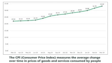 Hike in food prices pushes Nigeria's inflation rate to 33.20% in March 9 rate