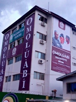Aregbe campaign office