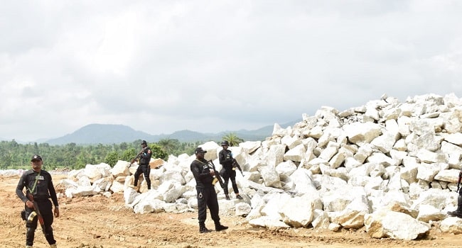 Illegal mining