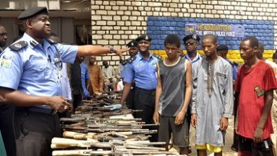 Police parade Kaduna-Abuja train attack mastermind 4 Police parade suspects