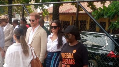 Harry, Meghan arrive Lagos, visit Ilupeju Grammar School 9 Prince Harry and Meghan