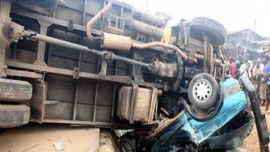 2 die as bus, trailer collide on Ogbomosho-Ilorin expressway road 6 Trailer crash