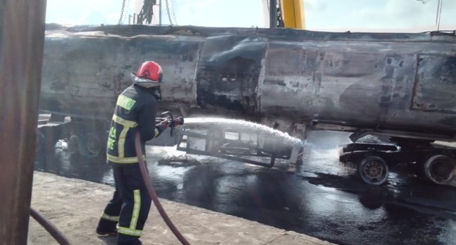 lagos tanker fire