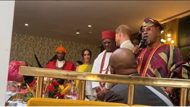 VIDEO: Oluwo meets Prince Harry, Meghan, gives Yoruba name 3 ok 2