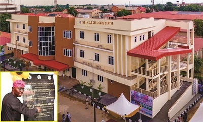Gov. Sanwo-Olu inaugurates newly built multi-storey Sickle Cell Centre in LASUTH 1 Pix 002
