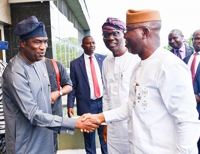 South-West Govs. storm Lagos for zonal meeting 1 Pix 9212