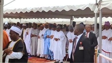 President Tinubu attends Eid prayers in Lagos 4 Tinubu eid prayer