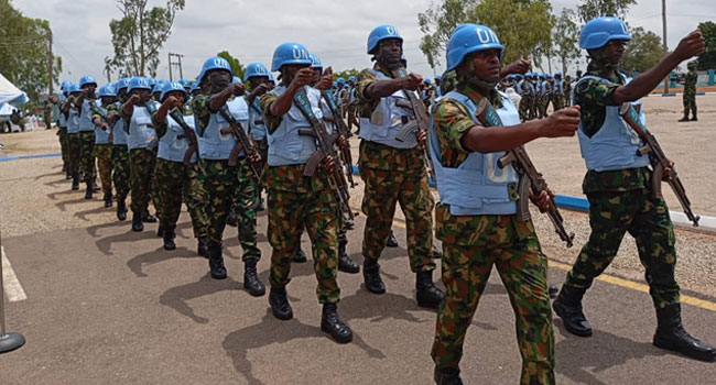 Nigerian Army deploys 177 on peacekeeping mission to Guinea Bissau 1 Troops UN Operations2