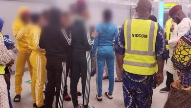 Nigerian girls trafficked to Ghana return 9 trafficked girls
