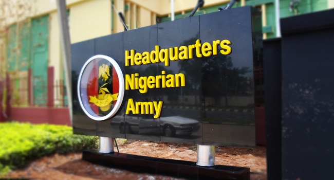 263 Boko Haram terrorists surrendered between July 10 to 17- Nigerian Army 1 Army Signage 2