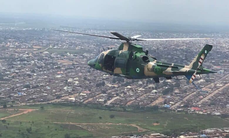NAF helicopter Kaduna 1