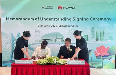 PHOTOS: Nigeria Data Protection Commission signs MoU with China's Huawei Technologies 9 NDPC Huawei 1