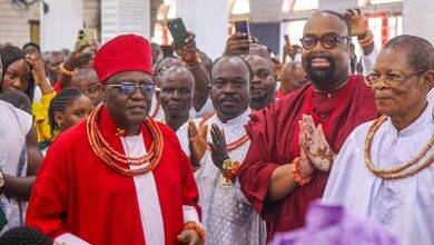 PHOTO NEWS: Oba of Benin attends mid-year Thanksgiving church service 9 Oba of Benin 1