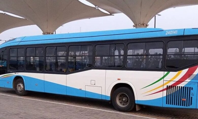 A BRT bus