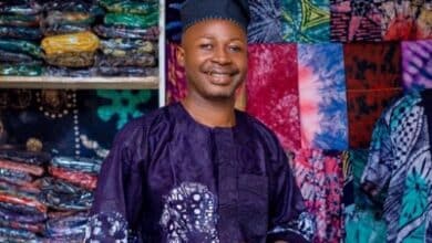 Meet Adebayo Muritala, 'Bulldozer,' the blind artist revolutionizing Adire Art 1 Blind artist