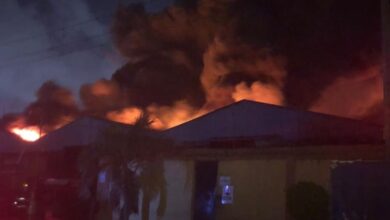 Fire engulfs two-storey building in Ojo Alaba 10 IMG 20240828 152633