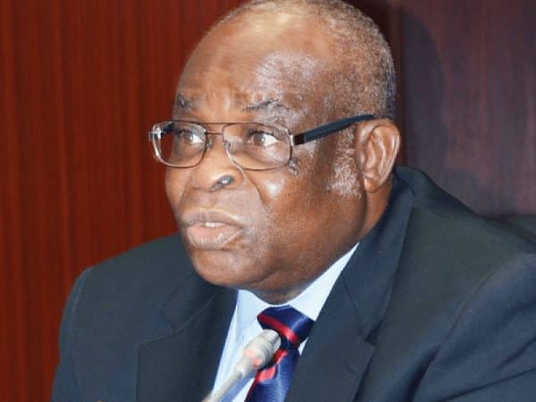 Justice Walter Onnoghen. His suspension by Buhari attracted flaks from Atiku who wrote a letter to US EU and UK and his supporters e1549531426522