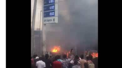BREAKING: Gas explosion rocks filling station in Ikeja 13 MOBB