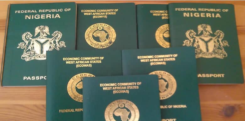 Nigerian international passports