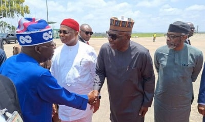 President Tinubu departs Abuja for Malabo on official visit 1 Tinubu trip to Malabo